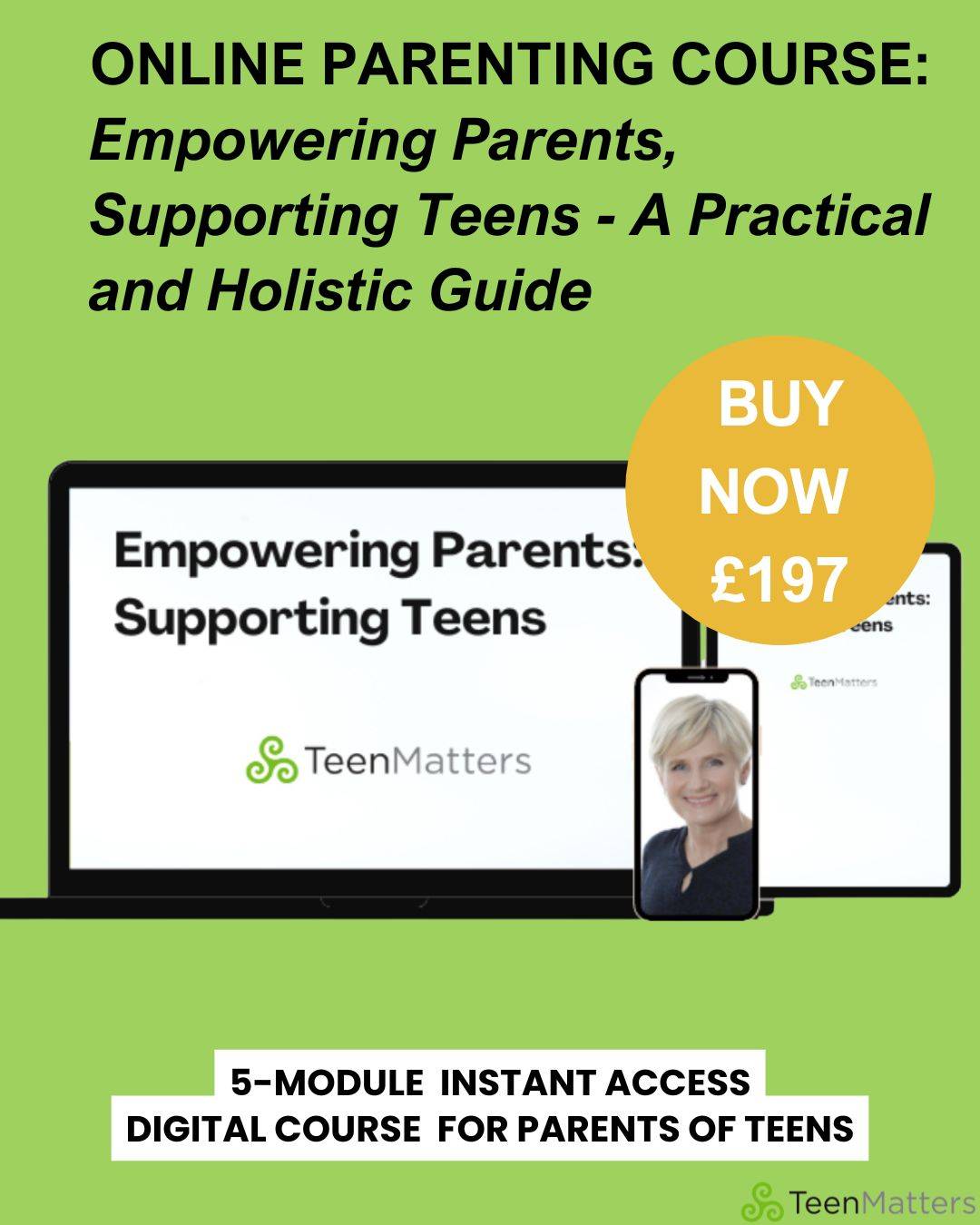 Parenting course teenager challenges from TeenMatters