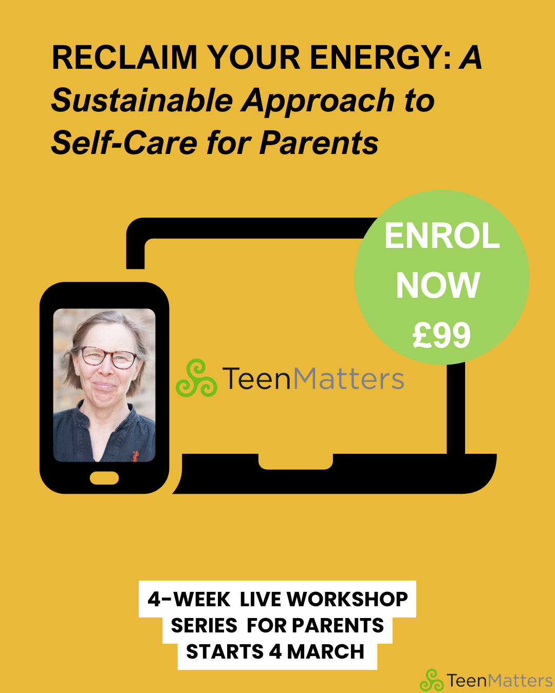 selfcare for parents a workshop series from teenmatters